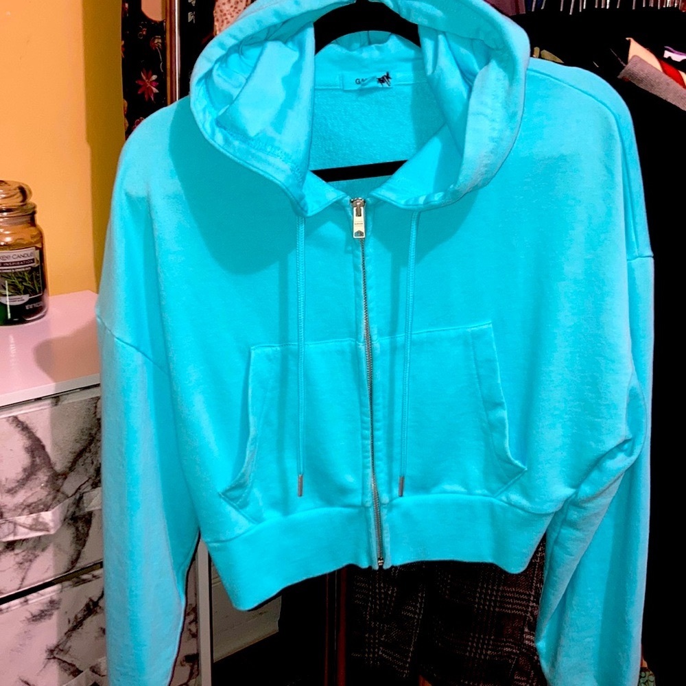 Garage Oversized Cropped Zippie
